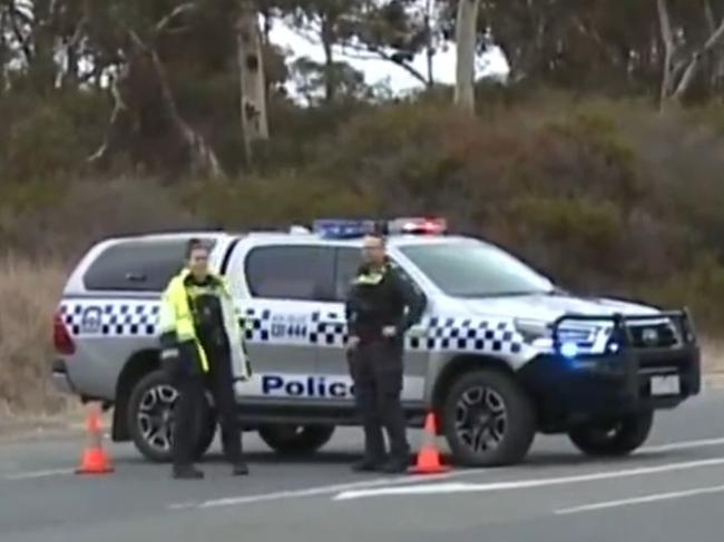 Three people are dead following a serious multi vehicle accident that has shut down a major central Victorian highway justnorthwest of Ararat. , A B-double, two light trucks and two cars were all involved in the accident which occurred on the Western Highway near thetown of Armstrong, located between Ararat and Stawell Picture: 9News