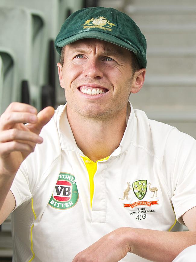 Peter Siddle in the baggy green.