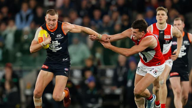 Carlton has stars like Patrick Cripps, but are there enough good ‘edge’ players to challenge this year? Picture: Getty Images