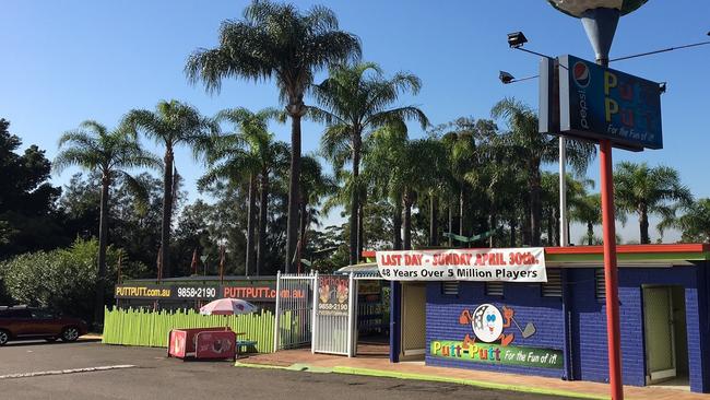 Ermington Putt Putt before its closure in April 2017.