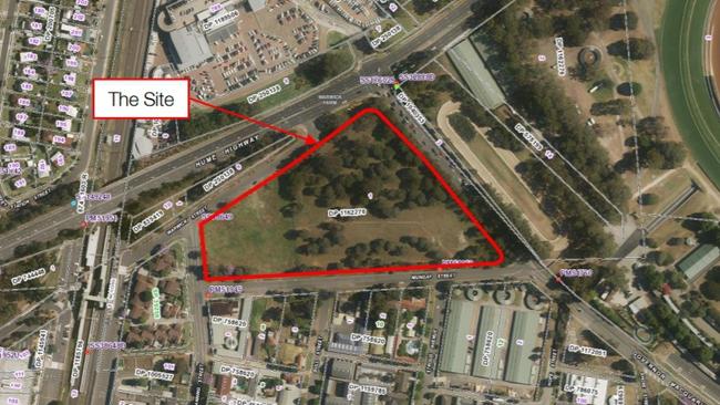 The site at 240 Governor Macquarie Dr, Warwick Farm. Picture: Planning documents