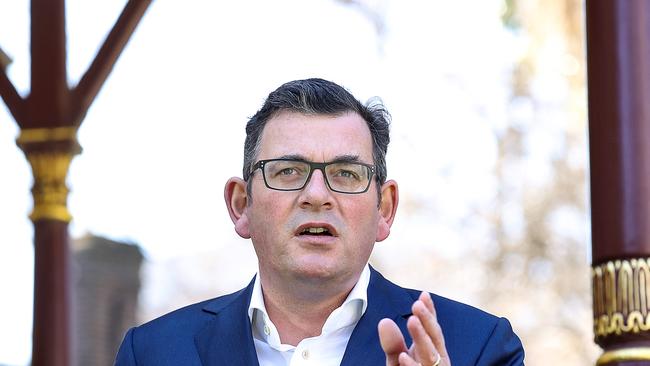 Victorian Premier Daniel Andrews has said the unvaccinated may be banned from certain venues and public spaces. Picture: NCA NewsWire/Ian Currie