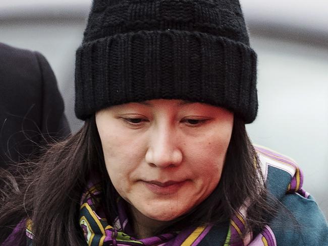 Huawei chief financial officer Meng Wanzhou was arrested last year. Picture: Darryl Dyck/AP