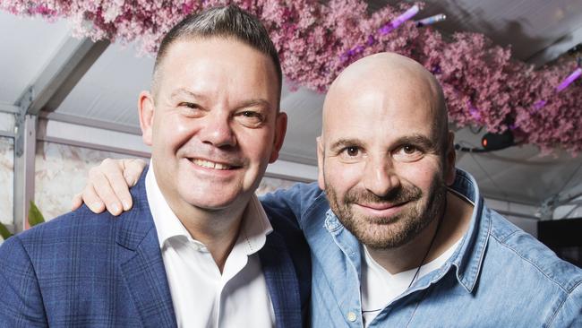 Gary Mehigan said he was worried about how much his mate George Calombaris could take. Picture: Lachie Millard