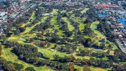 Southport Golf Club from the air. Photo: Supplied