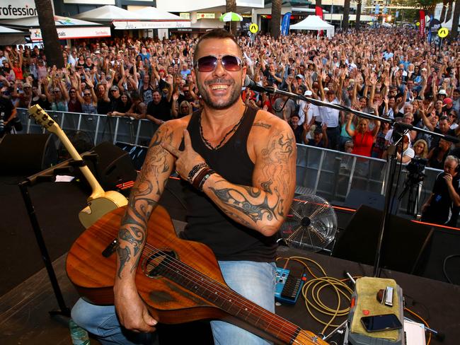 Mason Rack at the 2016 Blues on Broadbeach festival. Picture: David Clark