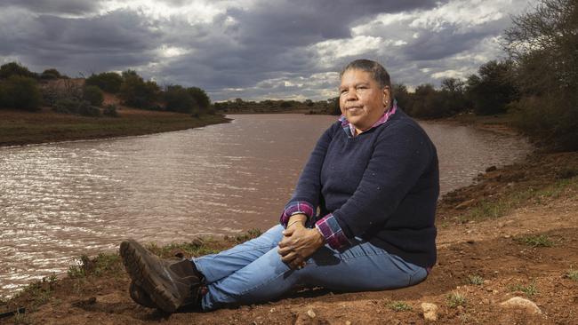 Walatina Station traditional owner Karina Lester on her station. Picture Simon Cross