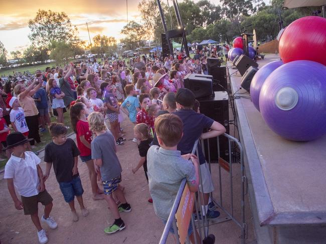 Hundreds came to Nowingi Place for the 2024 Mildura Christmas Carols. Picture: Noel Fisher