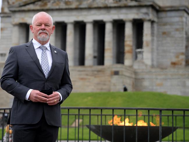 Shrine of Remembrance chief executive Dean Lee. Picture: Andrew Henshaw