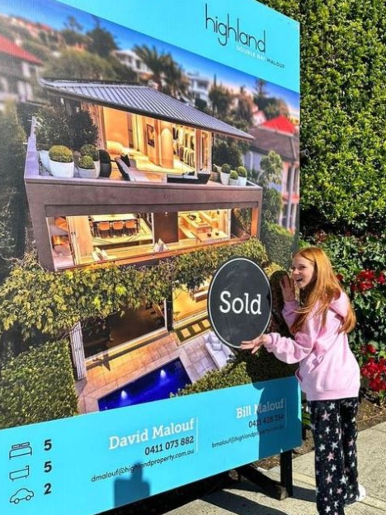 Roxy sold the family home in Sydney. Picture: Instagram/RoxyJacenko