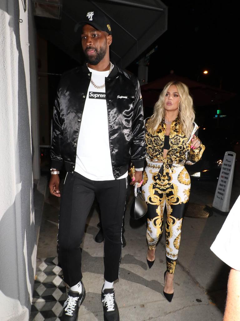 Khloe Kardashian and Tristan Thompson. Picture: Hollywood To You/Star Max/GC Images