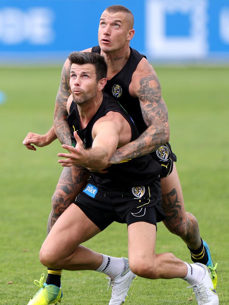 Trent Cotchin says Dusty will make the right call. (Photo by Jonathan DiMaggio/AFL Photos/AFL Photos via Getty Images)