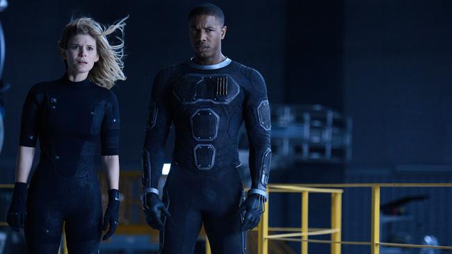 Lacklustre duo  ...   Kate Mara and Michael B. Jordan in Fantastic Four.