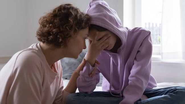 Between 2021 and 2022, prescriptions for drugs to treat anxiety and depression in children and adolescents rose more than 40 per cent. Picture: iStock