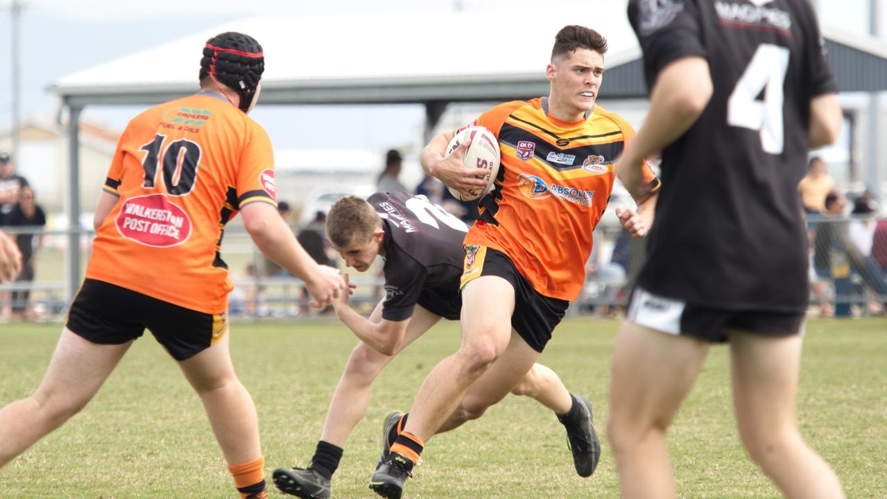 Decy Jones in the Magpies and Wests clash in the RLMD U17s semi final, August 21, 2021. Picture: Marty Strecker