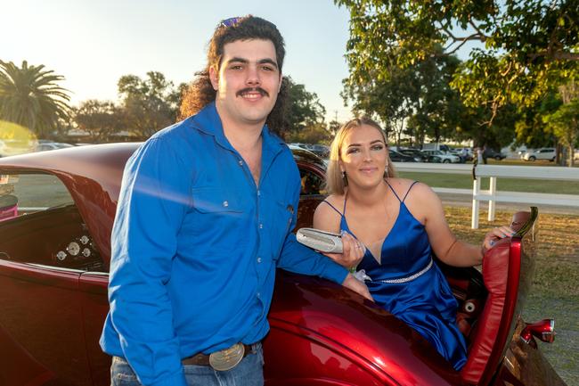 Trent Danastas and Brianna Leary at the Mirani State High School year 12 Formal.Picture: Michaela Harlow