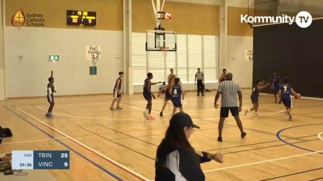 Replay: Sydney Catholic Schools boys basketball (Conference 2)  - Trinity Catholic College v St Vincent's College (Intermediate boys semi-final)