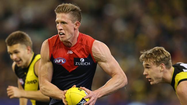 Sam Frost in action against Richmond in 2019. Picture: Michael Klein