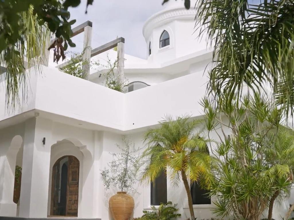 The 'Mykonos' castle on Sunshine Beach won gold in the awards. Picture: Stayz