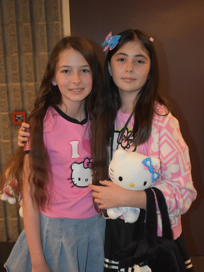 Dasha Shcherbakova and Odette Mackenzie at Hello Kitty’s Symphony Concert in Brisbane, Australia. Photos: Georgie Walker.