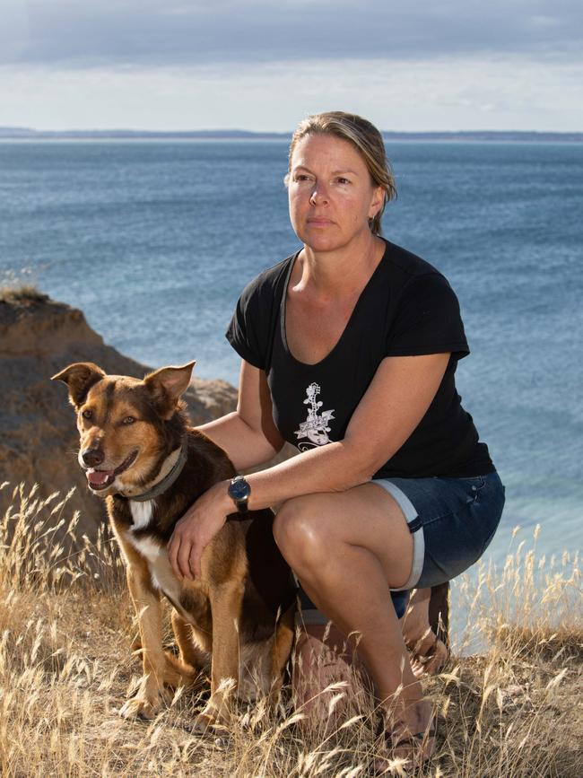 Eloise at home on Kangaroo Island . Picture: Amy Pysden