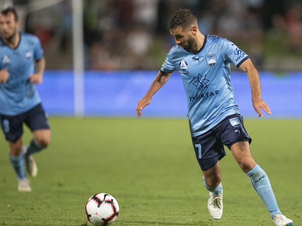 Michael Zullo’s time as a Sydney FC player has ended. Picture: AAP Image/Steve Christo