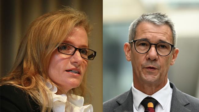 The Australian columnist Janet Albrechtsen and former ACT chief prosecutor Shane Drumgold.