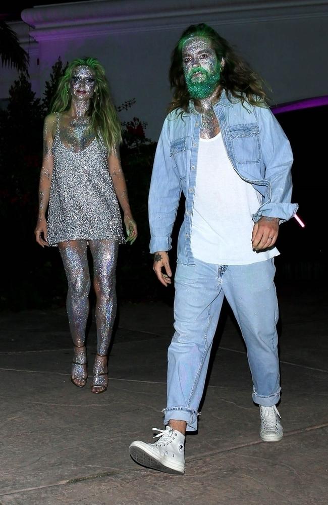 Heidi Klum and her husband Tom Kaulitz. Picture: Backgrid