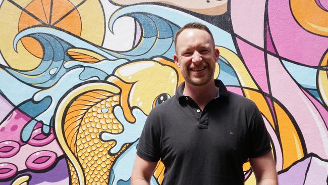 Lava Lanes Mount Gambier Street Art Festival spokesman Ben Hood. Picture: Jessica Ball