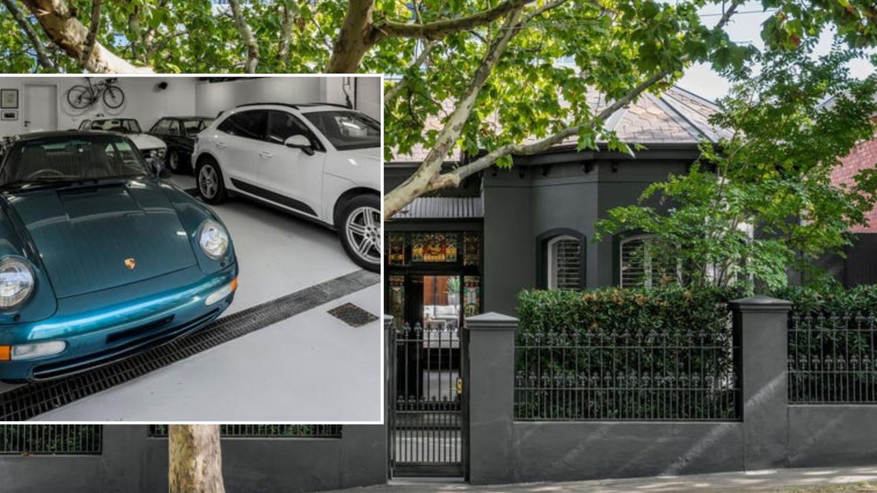 Fancy a five-car garage? The house at 61 Tivoli Rd, South Yarra, has one – and plenty of other features.