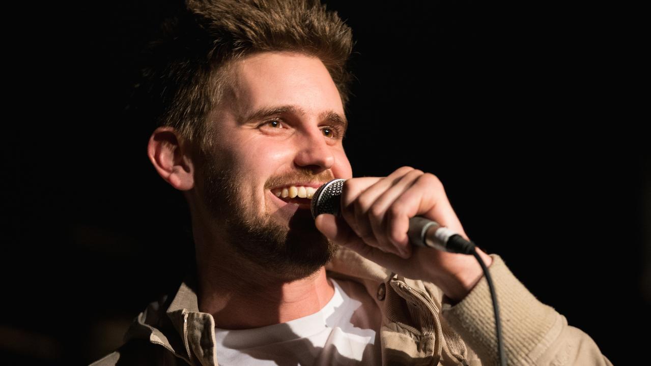 Alex 'Shooter' Williamson's 'Oi Mate' stand-up comedy show has been cancelled. Picture: Supplied.