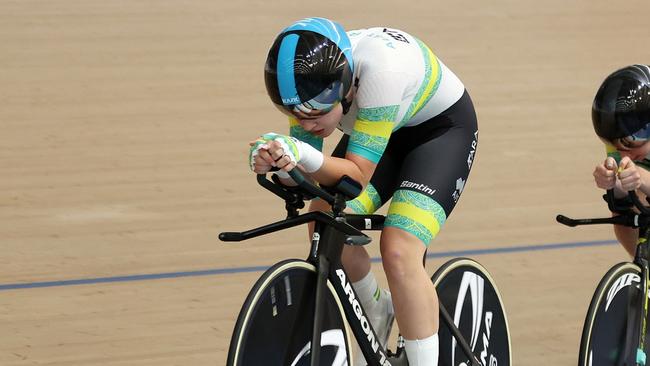 Sally Carter competes in elite for the first time in her career. Photo by Sarah Reed/Getty Images