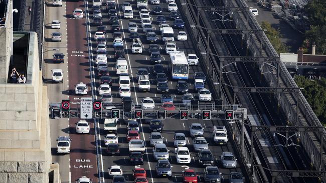 New infrastructure aims to improve the city’s clogged roads including the Sydney Harbour Bridge.