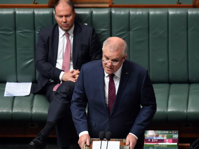 Prime Minister Scott Morrison urges Australians to do their part to fight COVID-19. Picture: Getty Images