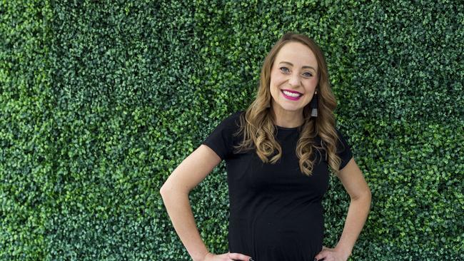 Glamorous Hair &amp; Co owner Luci Mills at her Hamlyn Terrace salon. Picture: Troy Snook