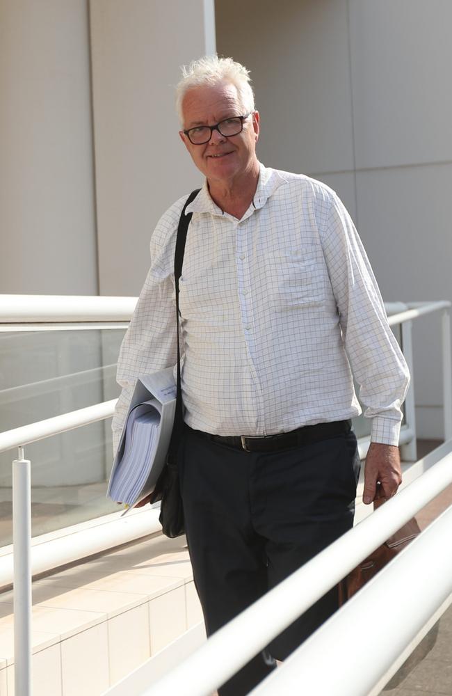 Crown prosecutor Ian Read outside the Supreme Court in Darwin on November 14, 2024. Picture: Zizi Averill