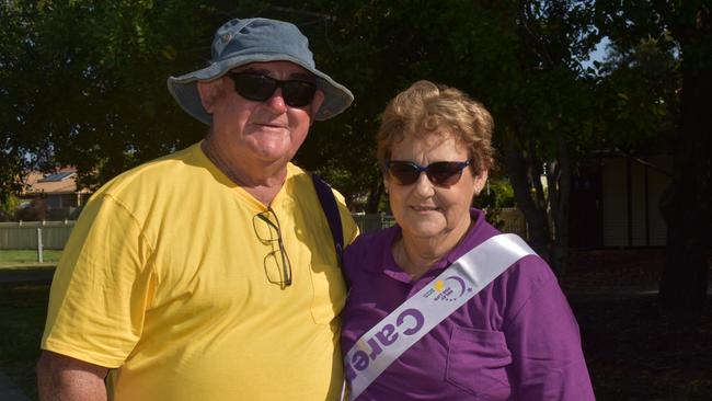 John and Maureen Crilly at the 2021 Ipswich Relay for Life. Picture: Jessica Baker / The Queensland Times