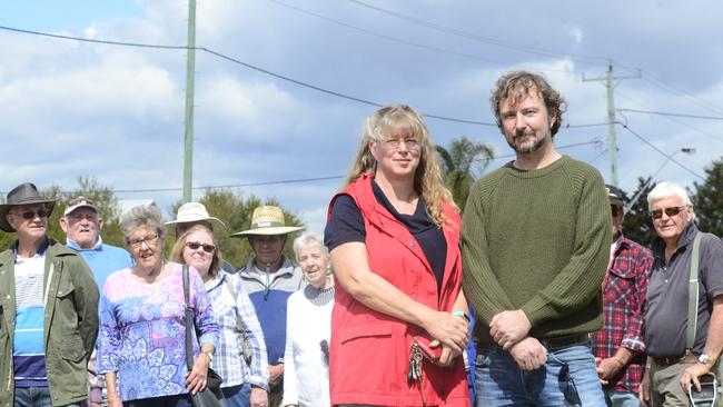 UNITED: Anne Loyd and Steve Pickering along with the Tyndale and Ulmarra Progress Associations welcomed the council's move to lobby for an Eight Mile Lane upgrade.