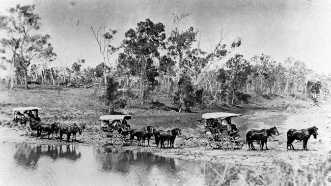 Cobb &amp; Co coaches were a regular target of bushrangers. Picture: Supplied