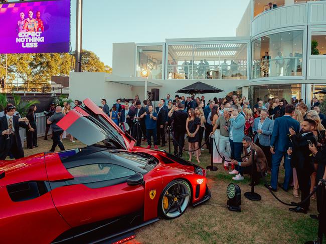 Casa Ferrari at the Australian Grand Prix. Picture: Alastair Brook