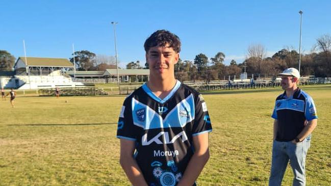 Young rugby league player Malaki Moreton suffered a spinal injury during a game and is in Royal North Shore Hospital. Picture: Facebook.