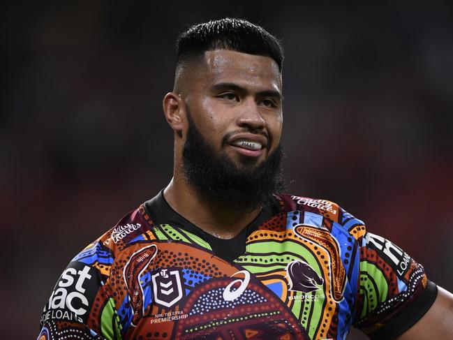 NRL 2022 RD12 Brisbane Broncos v Gold Coast Titans - Payne Haas Picture NRL Photos