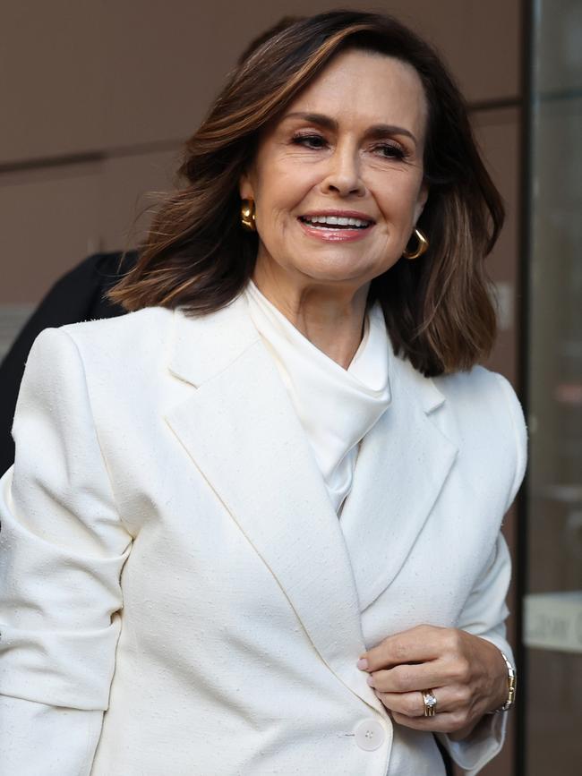 Lisa Wilkinson arrives at court. Picture: Don Arnold/Getty Images