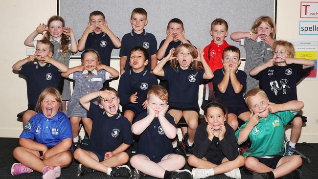 Ocean Grove Primary Class FMM Back row L-R: Sienna Rath, Edward Oats, Harry Brockway, Zander Bazely, Ted Swinton and Maggie King. Middle row L-R: Jack Amer, Tigerlily Paull, Levi Sterling, Evelyn Cardey, Vance Welch and Ivy Abela. Front row L-R: Edie Waight, Jake Russell, Knox Houston, Juliette Garnier and Floyd Church.
