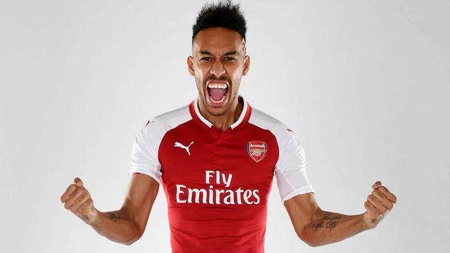 Pierre-Emerick Aubameyang has joined Arsenal. Source: Arsenal on Twitter