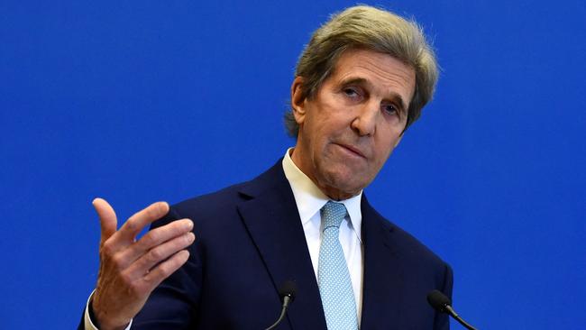 US Special Presidential Envoy for Climate John Kerry is among 50 global ministers to speak at the Berlin Energy Transition Dialogue. Picture: AFP