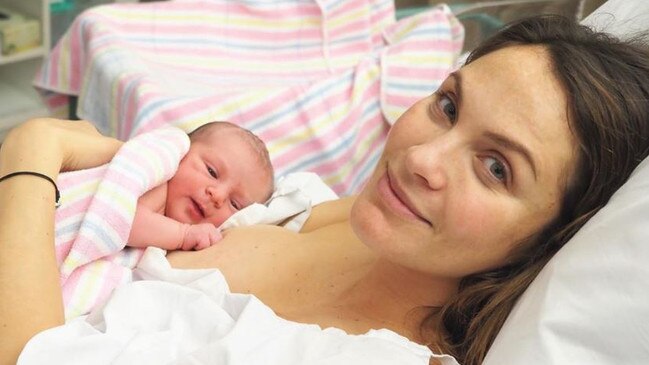 Bachelor Matty J's partner Laura Byrne have given birth to a baby girl Marlie-Mae Rose Johnson Picture: Instagram/@matthewdavidjohnson