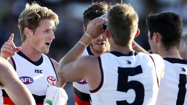 Crows captain Rory Sloane will play his 200th AFL game in Round 1. Picture: Sarah Reed