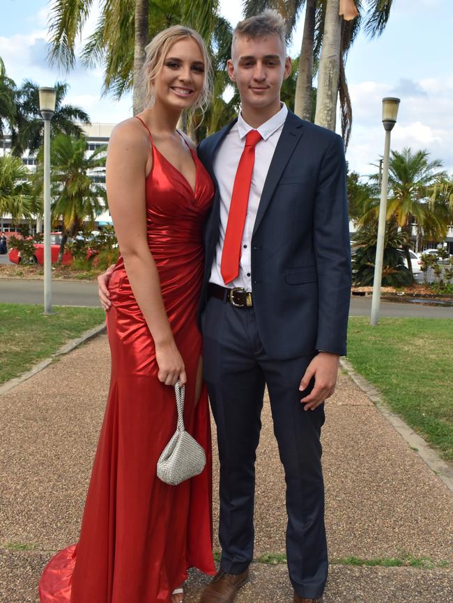 Tilayna Nissen and Kane Parkins at the Mackay State High School formal at the MECC, on Wednesday November 18. Picture: Zizi Averill