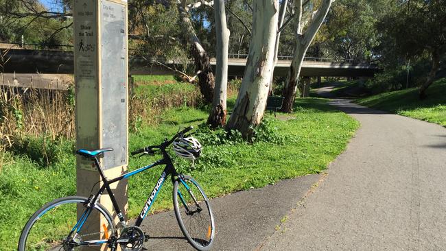 An increasing number of cyclists are riding the River Torrens Linear Park Trail.